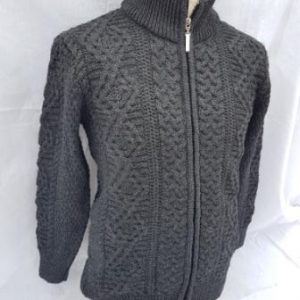 Full Zip Cardigan charcoal