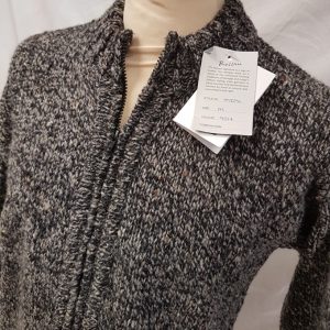 Full Zip Sweater Dark Grey